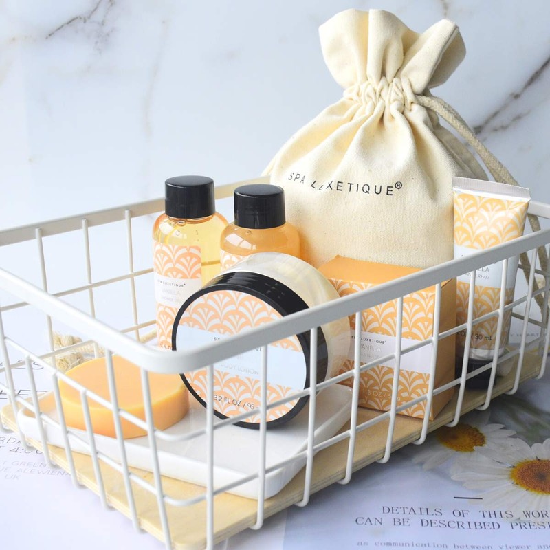 Bath Spa Gifts Sets for Women, Spa Luxetique 6pc Vanilla