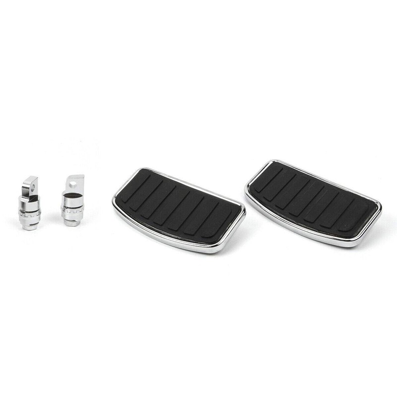 Adjustable Motorcycle Floorboards Rear Passenger Foot Pegs Footboard Pedals Compatible