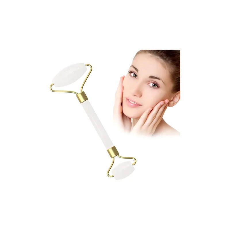 Rodillo Masaje Facial De Jade Roller Antienvejecimiento