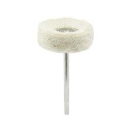 LDEXIN 20Pcs Wool Felt Grinding Wheels T-Shaped Polishing Buffer Wheels for Rotary Drill Tools, Mini Buffing Wheels for Watch Jewelry, 2.3mm (3/32") Mandrel