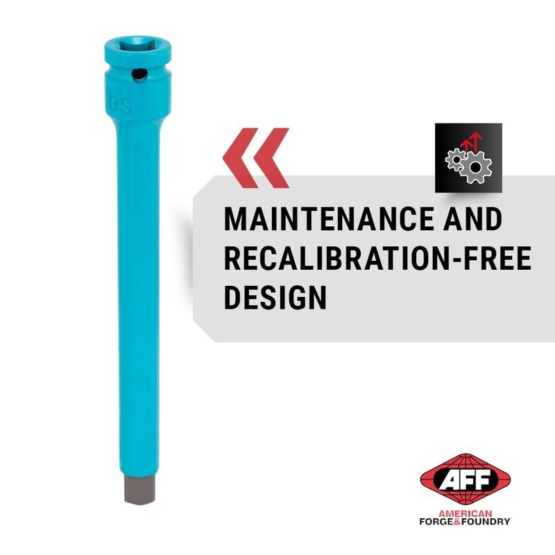 AFF Torque Limiting Extension, 1/2" Drive, 150 ft/lbs, Turquoise, 40150