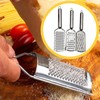 ShanBye Kitchen Grater, Stainless Steel, 3 Pieces Small Grater with