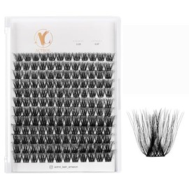 ACTROL Individual Eyelash Lashes Clusters ACT-A 0.07 12-18mm Mix D Curl - Natural & Bold Volume Lashes, Reusable DIY Lash Extensions for Customized Looks - Hypoallergenic & Cruelty-Free