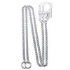 [Ahiller] Sturdy Wallet Chain, [Double Locking Carabiner, Stainless Steel Chain],