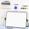 Nicpro Dry Erase Whiteboard A4 with Stand, 21 x 30