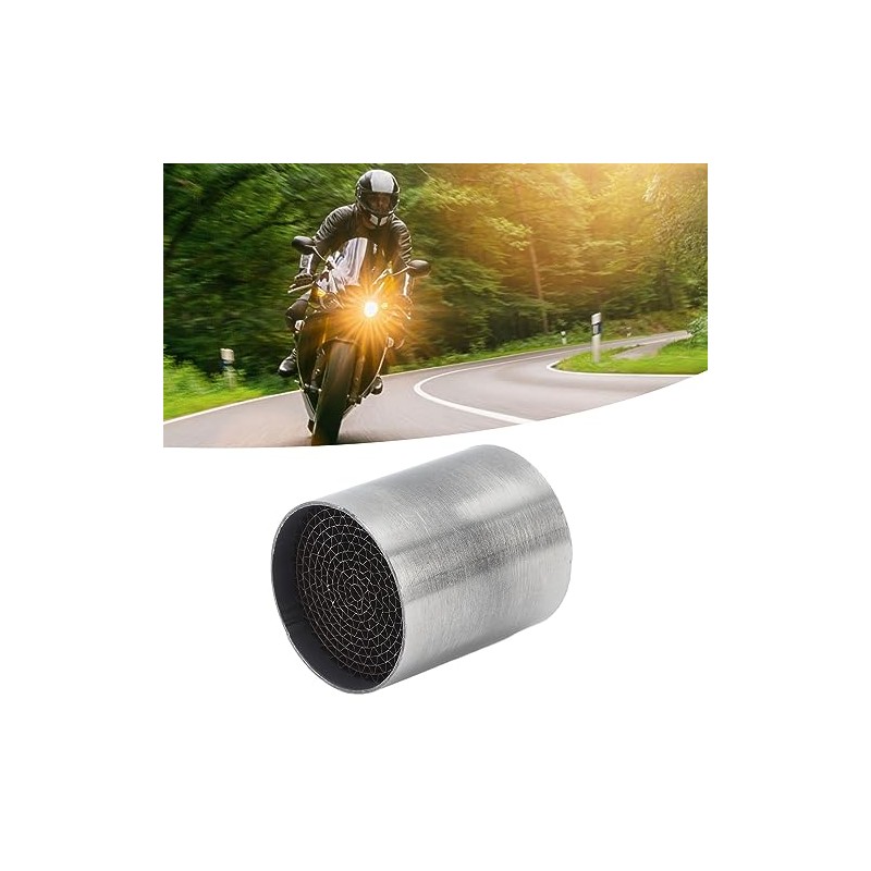Motorcycle Exhaust Catalytic Converter Stainless Steel Silencer Universal for Motorcycle