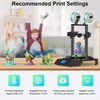 PLA Filament Dual Color Blue and Purplish Red 1.75mm 200g