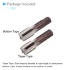 CoCud Hand Threading Taps, M22 x 1 Thread, Metric Alloy