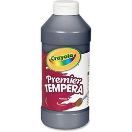 Crayola 541216051 Premier Tempera Paint 16oz. Black