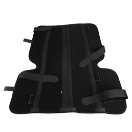 Knee Brace Strong Support Size Adjustable Comfortable Breathable Knee Support with Alloy Bars Black Black S