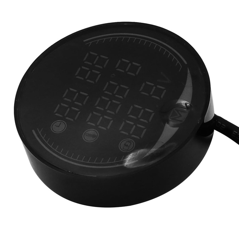 POFET Motorcycle Measuring Device, Digital Motorcycle Thermometer, 5-in-1 ATV Voltmeter,