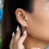 Fly Style Stud Earrings 925 Silver – Abalone Shell Stud