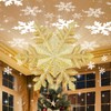 Christmas Tree Topper Xmas Tree Topper Lighted with LED Rotating