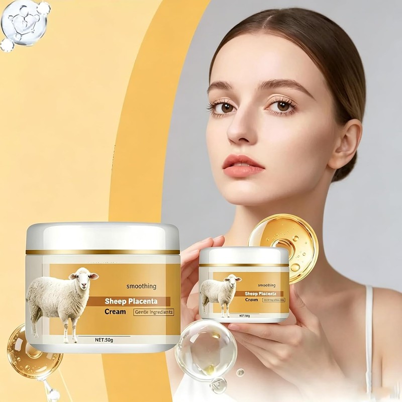 Sheep Placenta Cream，Extract Activity Collagen，Face Instant Repairing Creams，Deep Hydration，Reduce Wrinkles