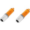cyclingcolors Bulb BAY9S 12V 21W Orange Pack of 2