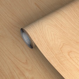 GSCIT Club Maple Wallpaper, 15.7 inch X 15ft Self Adhesive Wood Grain Repair Tape Patch for Tables, Chairs, Baseboards, Doors, Windows, Floors, Handicraft DIY.
