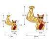 Fortune Large Lucky Cat Statue, Gold Money Cat, Waving Arm
