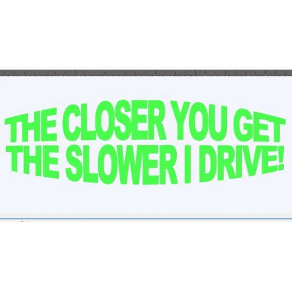 MD&M The closer you get the slower i drive sticker