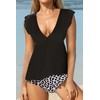 Beachsissi Women's Tankini Tankini, leopard