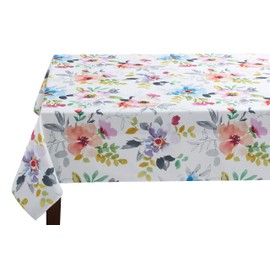 Benson Mills Indoor Outdoor Spillproof Tablecloth for Spring/Summer/Party/Picnic (Harper, 60" X 84" Rectangular)