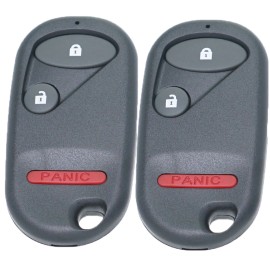 MECAUTOMOTIVE 2 Replacement For 2003 2004 2005 20006 2007 Honda Pilot Car  Remote Key Fob