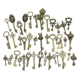 20 abalorios de plata clásico para hacer joyas, colgantes de metal retro para hacer manualidades para collares y pulseras, Metal no precioso., No es una piedra preciosa