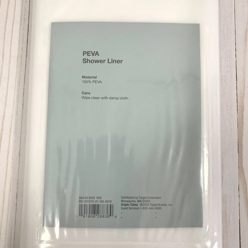 Made by Design 2-Pack PEVA Shower Liner Medium Weight 71"x71"