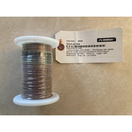 OMEGA Type K Thermocouple Wire, 30AWG Solid Wire, Omega  Part #GG-K-30-100