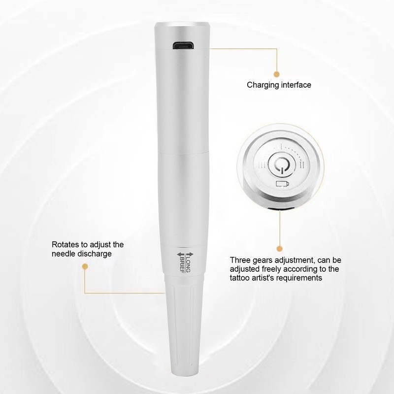 Rechargeable Wireless Microblading Tattoo Pen Eyebrow Eyeliner Tattoo Pen Machine