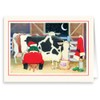 Stonehouse Collection Farmer Santa - Boxed Christmas Card - 18