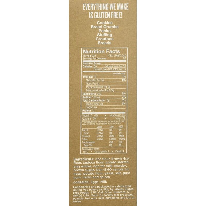 Aleia's Gluten-Free Savory Stuffing - 1 Pack 10oz