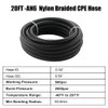 6AN Fuel Line, 3/8 Transmission Cooler Hose,AN6 Braided Fuel Hose