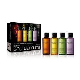 Syuemura Facial Cleanser Portable Set 4 Types, 4 Set for daily face cleansing, Korean beauty skincare Syuemura Import, and Personal Care