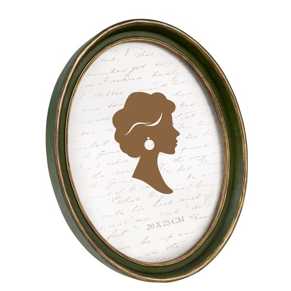 Tone Link. Vintage Oval Picture Frame 8x10 Inch, Luxury Antique