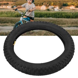 Kids Bike Tires and Tubes Set, 16x2.4 Dirt Bike Tire Rubber Anti Slip Inner Outer Tyre Replacement Kids Bike Tire (16inch), Square Pattern with Inner Outer Tubes