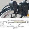 2pcs Switch Pasos Off Aluminio Manubrio Bici Moto