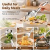 Slotted Draining Spoon, 5 in 1 Multifunctional 316 Stainless Steel