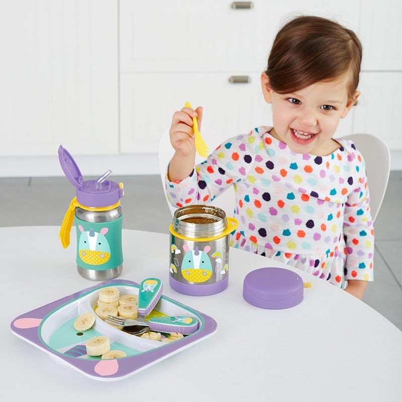 SkipHop Zoo Insulated Food Jar, Eureka Unicorn