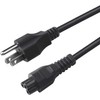 eeTao 3-Prong AC Extra Long Cable Power Cord Charger Compatible