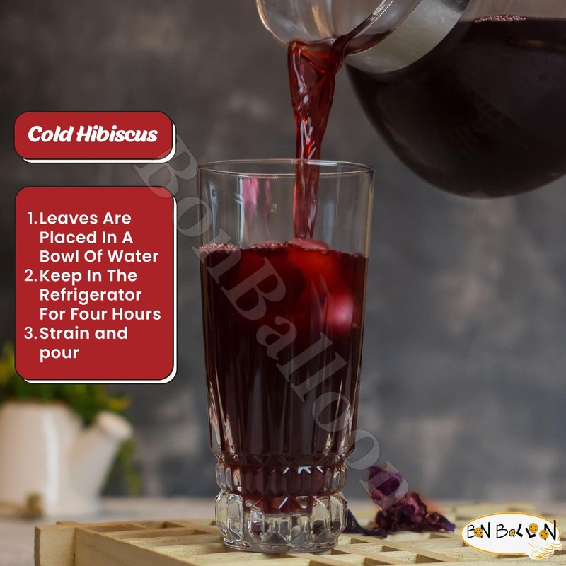 Natural Hibiscus Flower Tea Dried Egyptian Herbal Caffeine Free Aswani