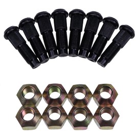 Solarhome New 8X Rim Lug Wheel Nut 6564669 & 8X Rim Stud Wheel Bolt 6709170 Set fits Bobcat 751 753 763 773 863 873 883 863 S150 S160 S175 S185