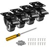 QNCZ Caster Wheels, 2" Caster Set of 4, Heavy Duty