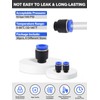36PCS Push-to-Connect Air Line Fitting Plug, Kalolary Quick Connect End