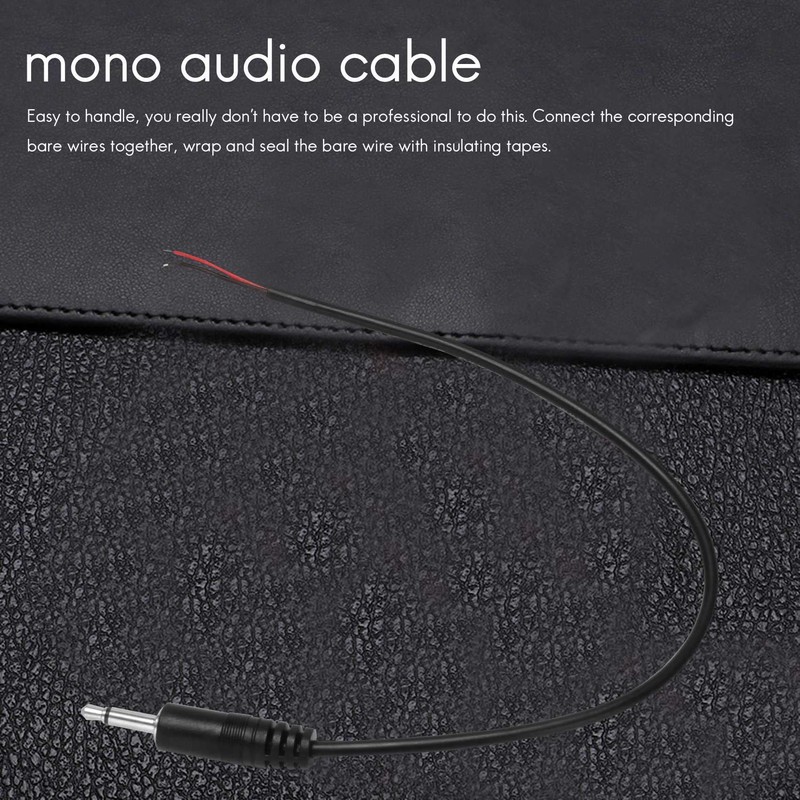 10Pcs Replacement Male Plug to Bare Wire Open End 2