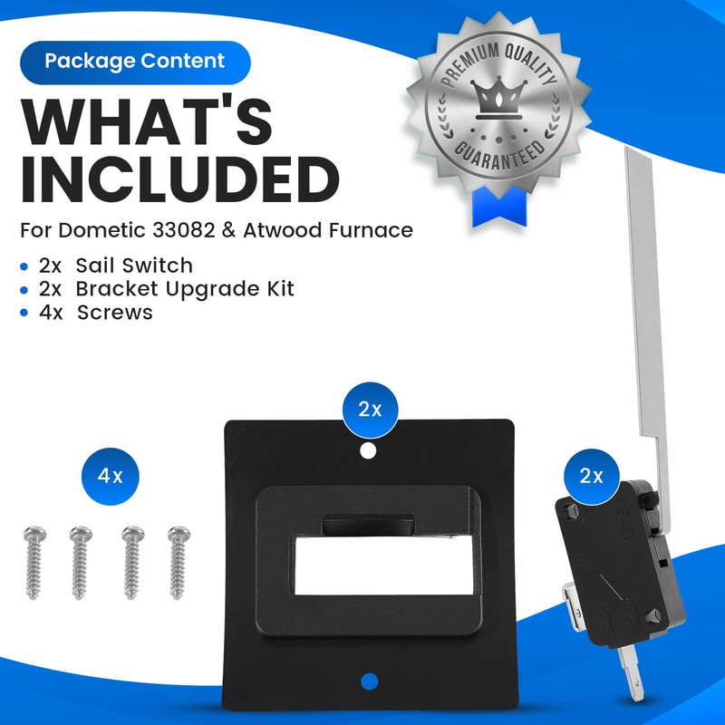 2 Pack 33082 Sail Switch with Bracket, Compatible with Dometic