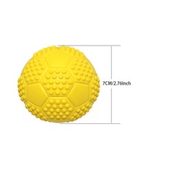 Dog Squeaky Toys, Non-Toxic Rubber Dog Play Balls Interactive and Training Dog Chew Toy for Puppy Small Medium Pet Dogs (7cm/2.75in Pack of 3)