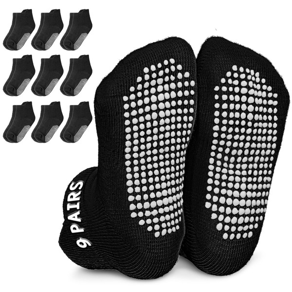 Infinno Baby Non Slip Ankle Socks 9 Pairs - Baby