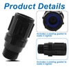 Aoserge 3pcs Drip Irrigation Pressure Reducer 25 PSI, 3/4" FHT