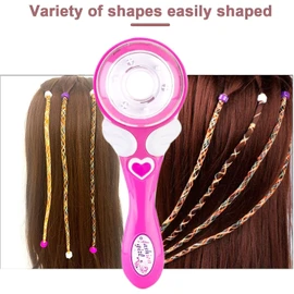 Hair Braider Machine Electric Hair Braiding Machine DIY Hair Styling Tools Hair Twister Machine Hairstyle Tools Toy Set for Teen Girls (Hair Braider samll)