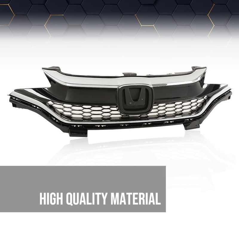 PIT66 Front Upper Bumper Grille Compatible with 2018 2019 2020